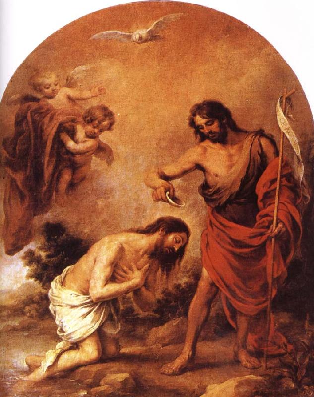 Bartolome Esteban Murillo Baptism of Jesus